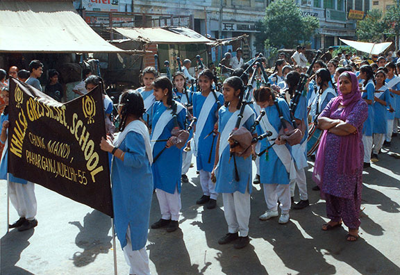 Girls School Pipe Band Delhi